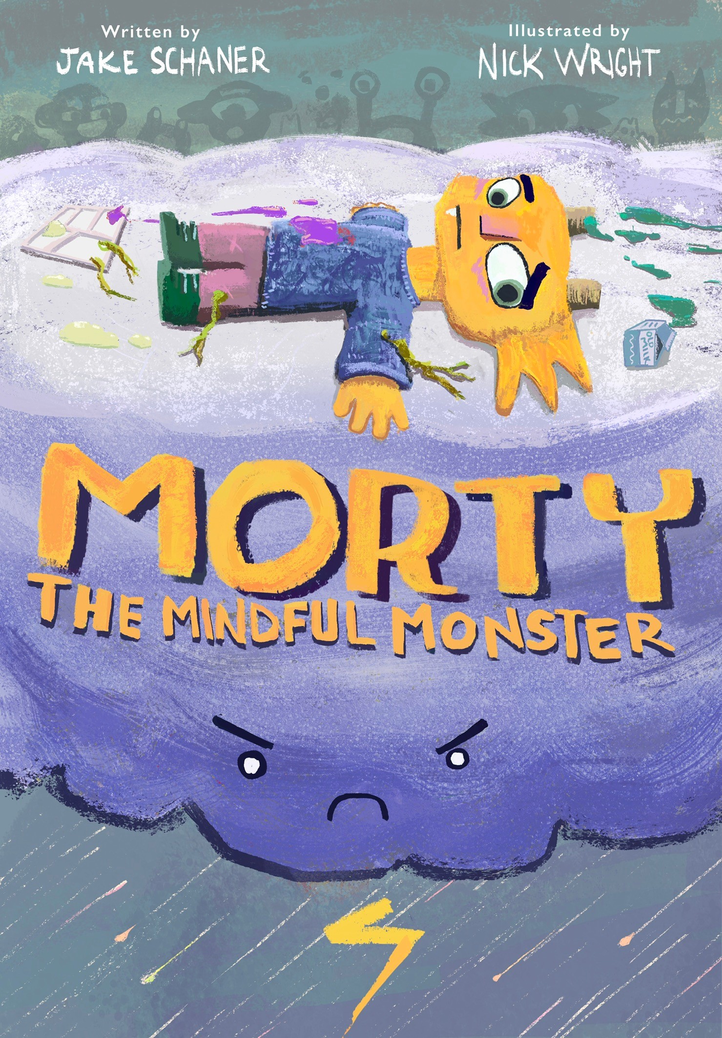 futuristic painting of farmland in space